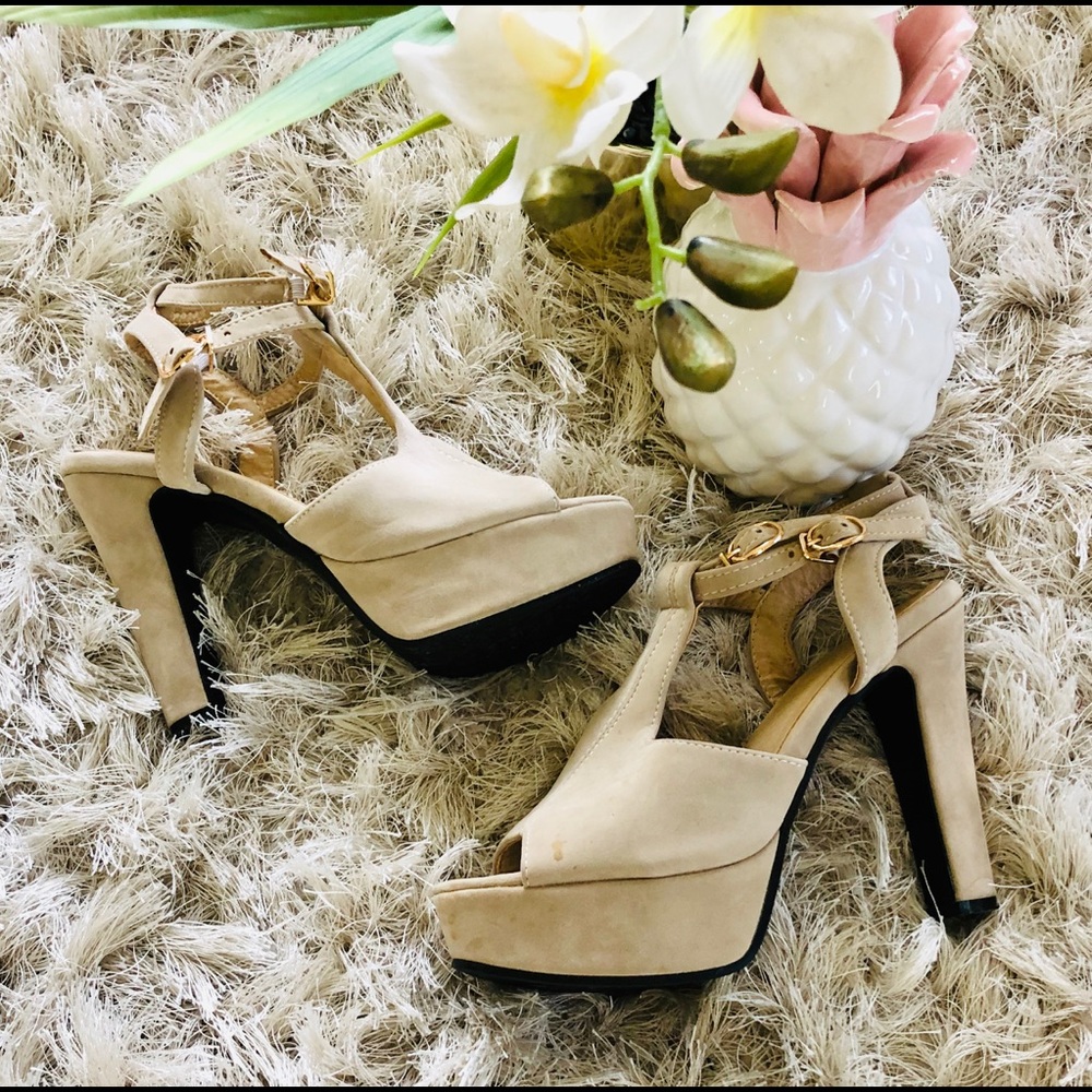 Beige Heels